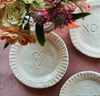 Pietra Serena Heart Plate Tabletop Vietri   