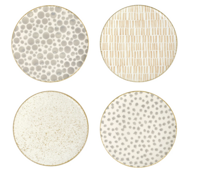 Earth Assorted Salad Plates (Set of 4)