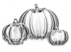 Glass Pumpkins Fall/Thanksgiving/Halloween Decor Simon Pearce   