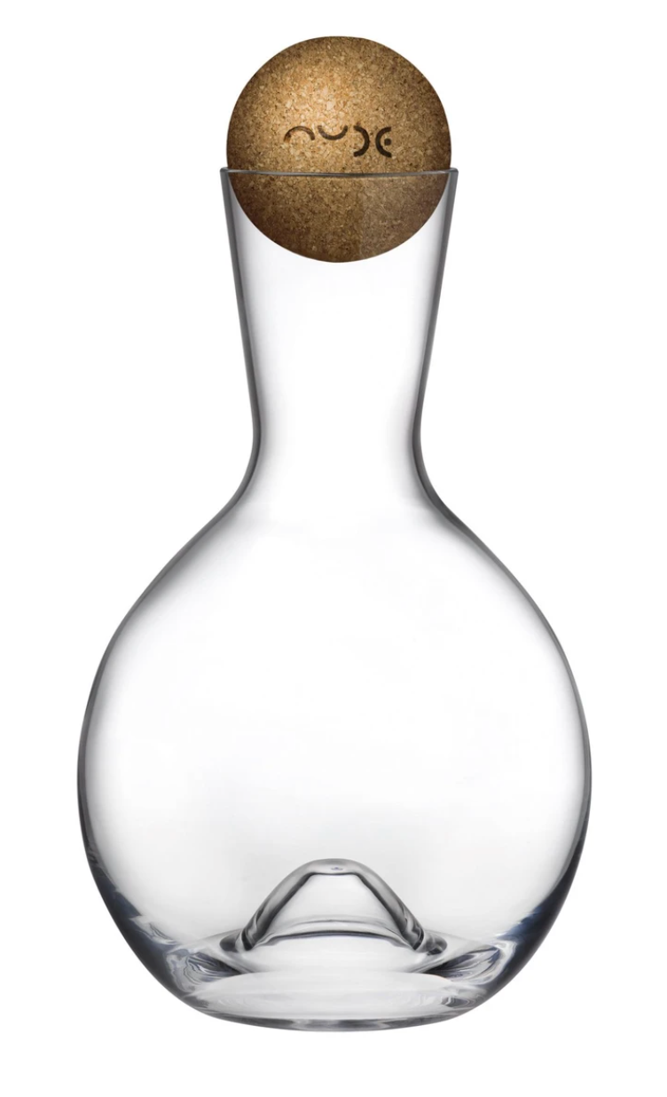Vintage Wine Decanter with Cork Stopper Drinkware/Barware Nude Glass   
