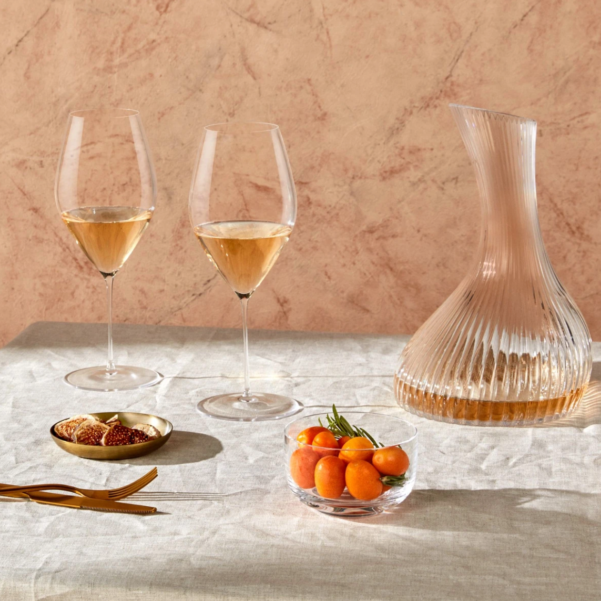 Stem Zero White Wine Glass Drinkware/Barware Nude Glass   