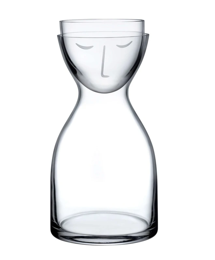 Mr. & Mrs. Night Water Set (Short) Drinkware/Barware Nude Glass   