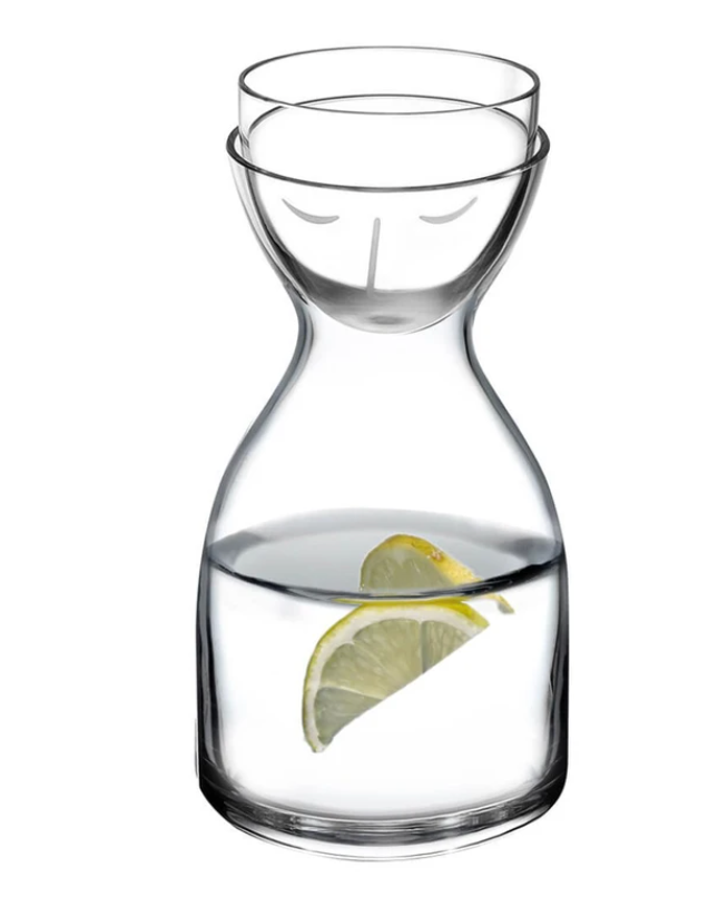 Mr. & Mrs. Night Water Set (Short) Drinkware/Barware Nude Glass   