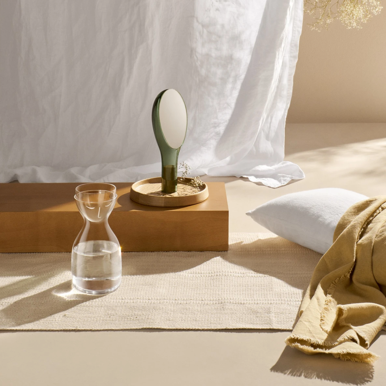 Mr. & Mrs. Night Water Set (Short) Drinkware/Barware Nude Glass   