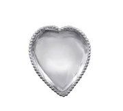 Beaded Heart Trinket Dish Home Decor Mariposa   