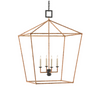 Denison Rattan Lantern Lighting Currey & Co   