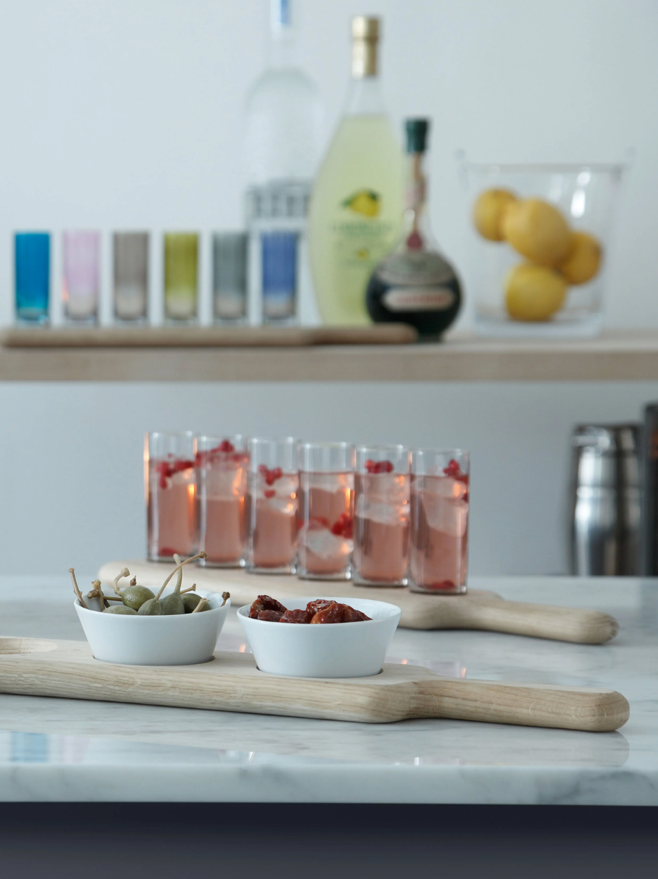 Paddle Vodka Set & Oak Paddle Drinkware/Barware LSA   