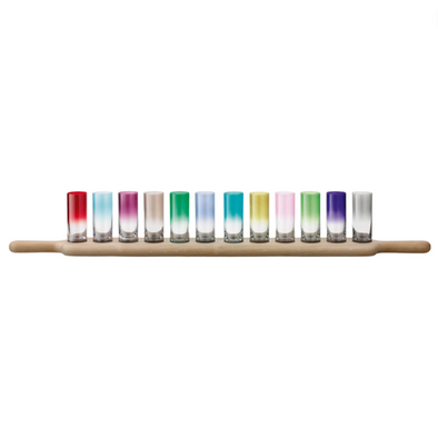 Paddle Vodka Set & Oak Paddle Drinkware/Barware LSA 30" Assorted Colors 
