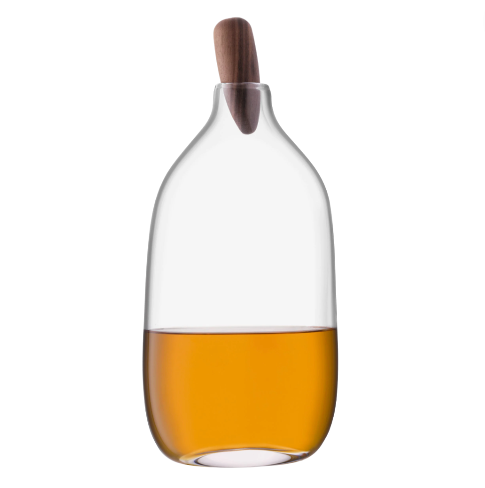 Float Decanter Drinkware/Barware LSA Walnut Stopper 1.4L  