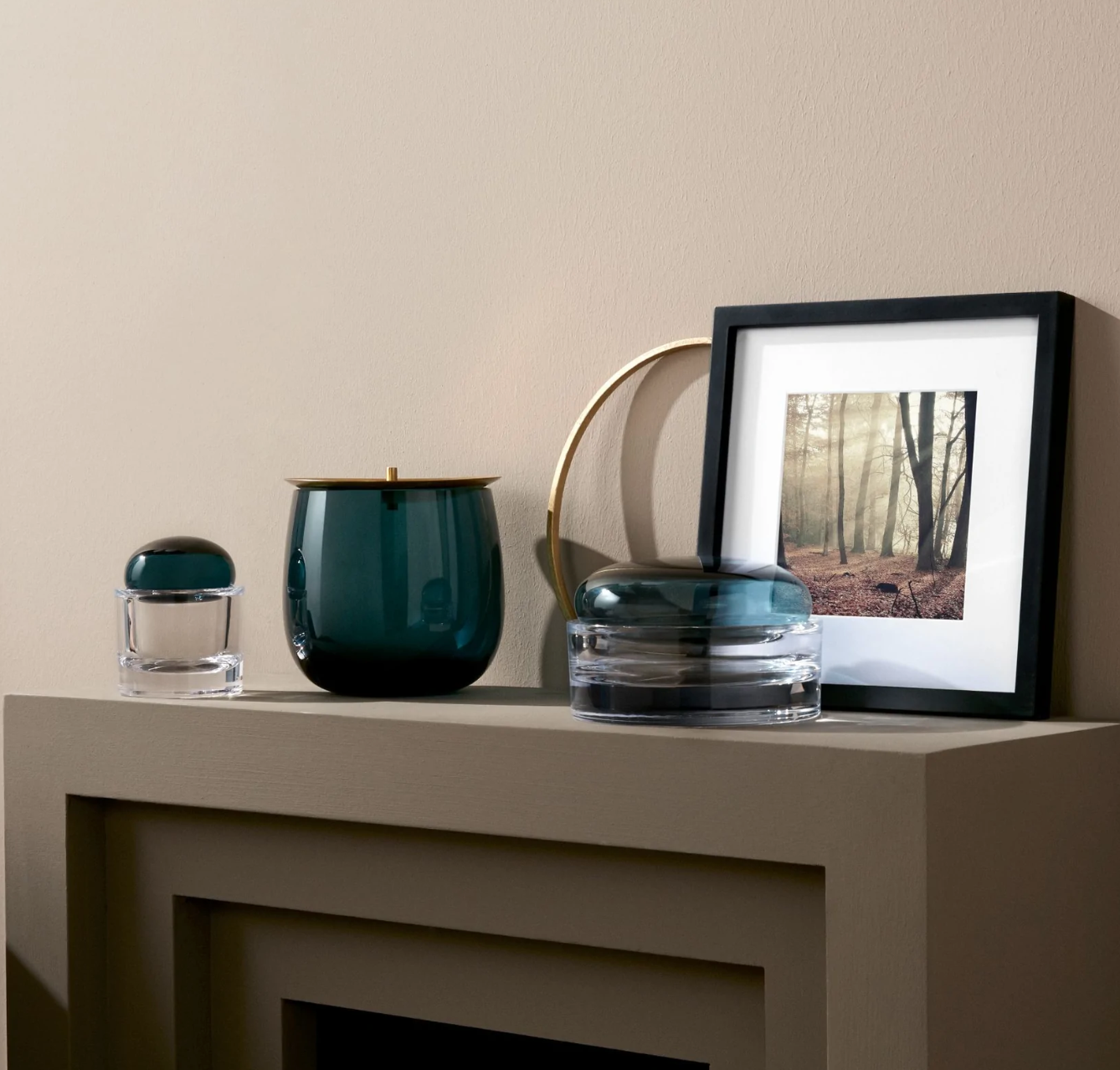 Ecrin Storage Box Home Decor Nude Glass   