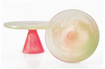 Resin Cake Stand Tabletop Lily Juliet   