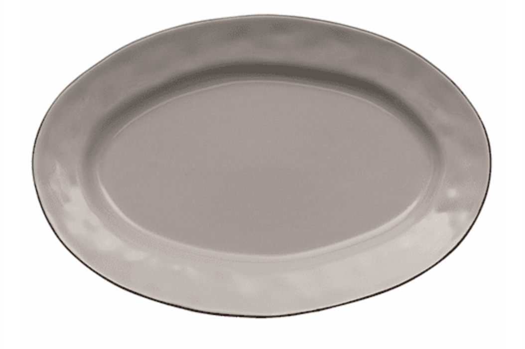 Cantaria Large Oval Platter Tabletop Skyros Greige  