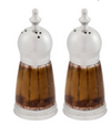 Salt & Pepper Shakers Tabletop Primitive Artisan Sugar Cane  