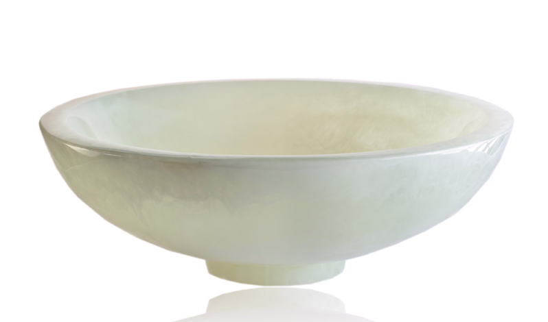 Sorrento Bowl Tabletop Lily Juliet White  