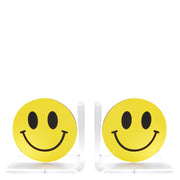 Yellow Smiley Face Bookends Home Decor Tara Wilson Designs   