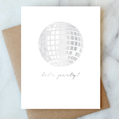 Disco Ball Birthday Card Greeting & Note Cards Abigail Jayne Design   