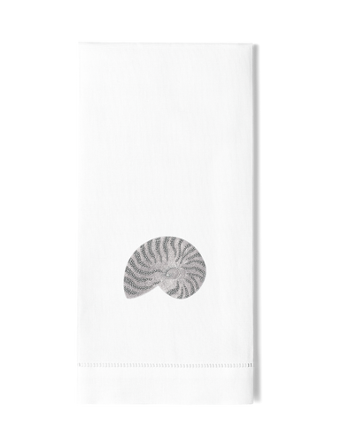 Shell Nautilus Silver Hand Towel