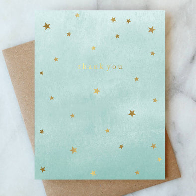 Galaxy Thank You Greeting Card Greeting & Note Cards Abigail Jayne Design   