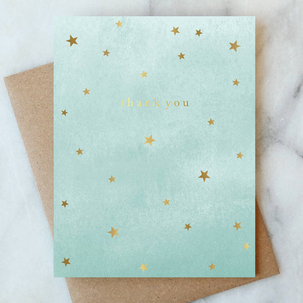 Galaxy Thank You Greeting Card Greeting & Note Cards Abigail Jayne Design   