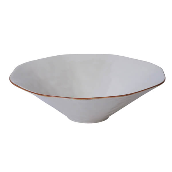 Cantaria Centerpiece Bowl Tabletop Skyros White  