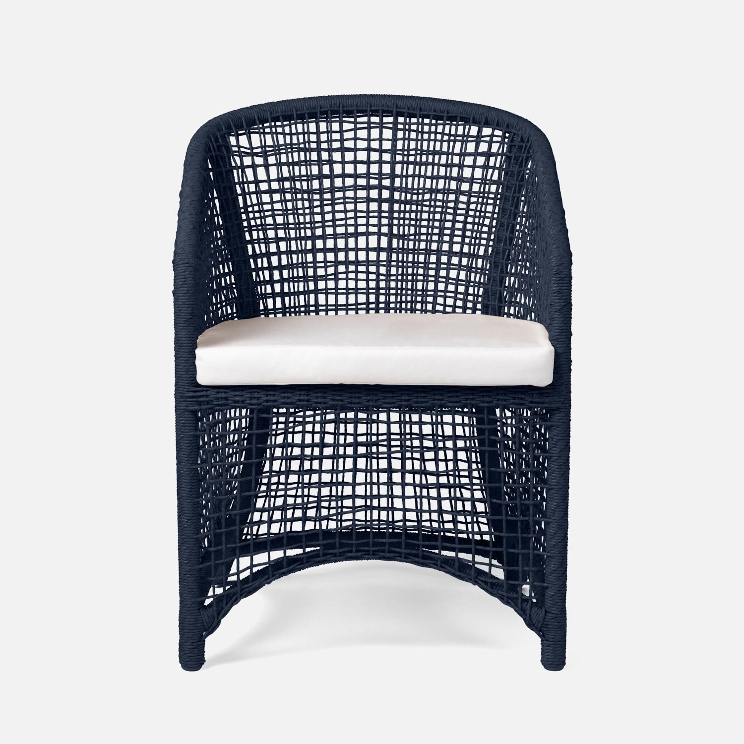 Helena Outdoor Dining Chair Furniture Made Goods Navy 22"W X 25"D X 32"H 