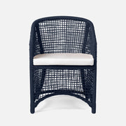 Helena Outdoor Dining Chair Furniture Made Goods Navy 22"W X 25"D X 32"H 