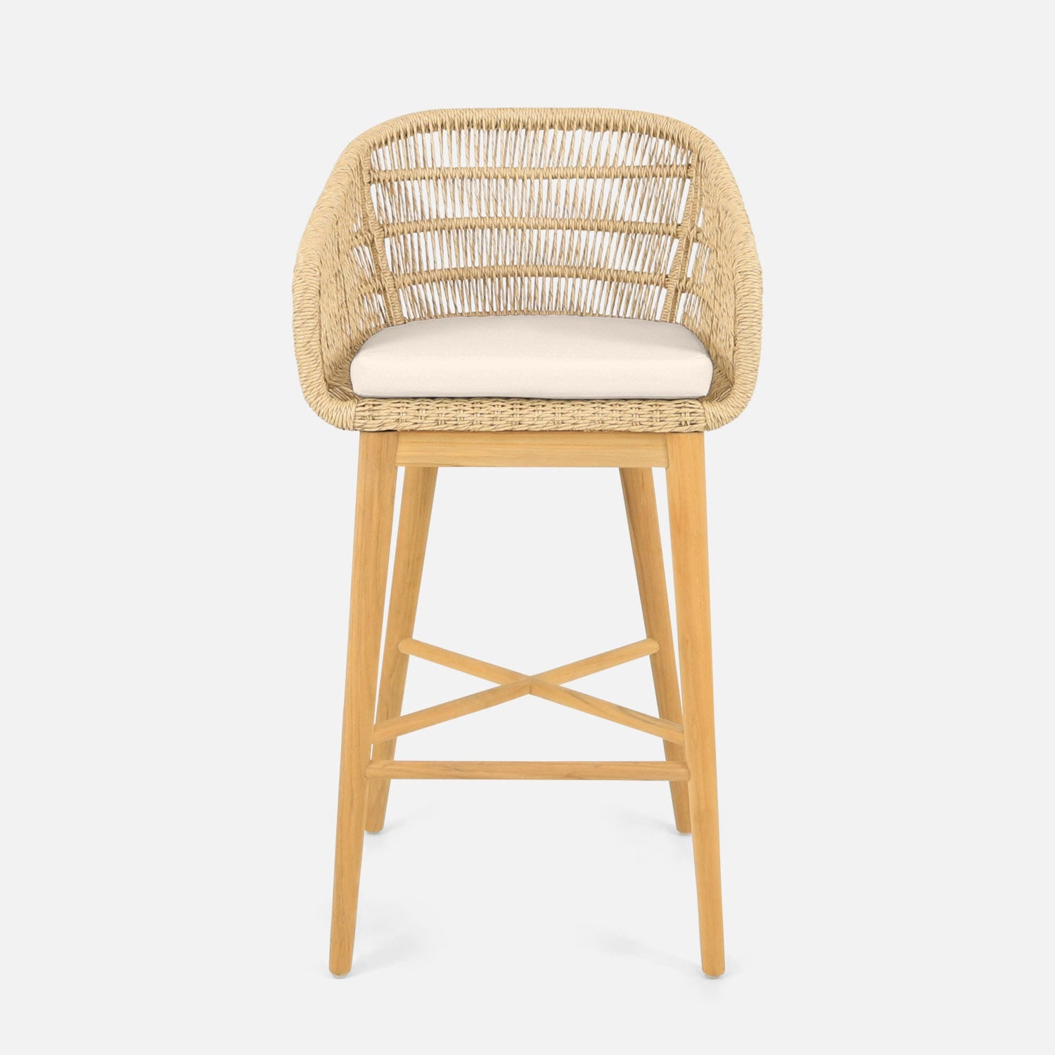 Jolie Counter Stool Furniture Made Goods Natural 22"W x 22"D x 37"H 