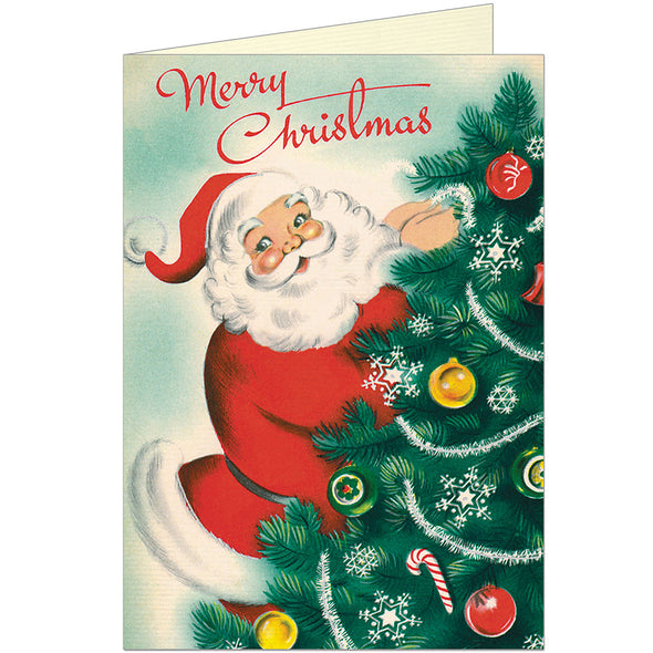 Merry Christmas Santa Greeting Card & Envelope