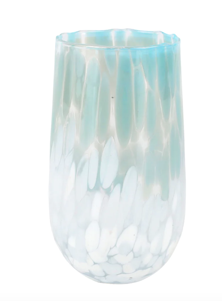 Nuvola High Ball Drinkware/Barware Vietri Light Blue and White  