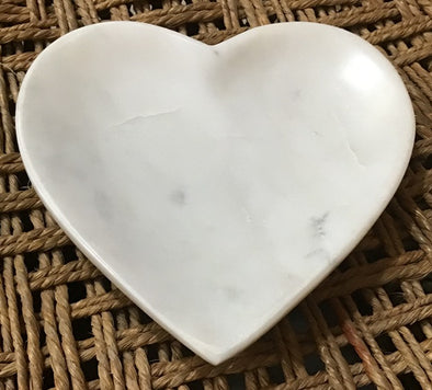 Marble Heart Soap Dish