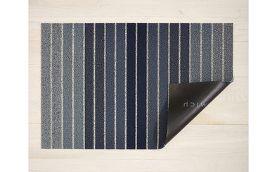 Block Stripe Shag Floor Mat Rugs Chilewich   