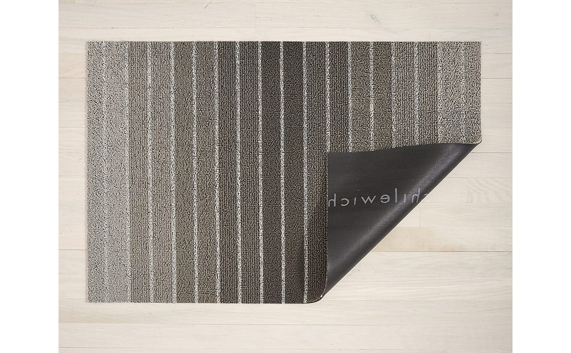 Block Stripe Shag Floor Mat Rugs Chilewich   