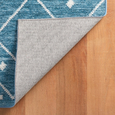 Kota Indigo Machine Washable Rug Rugs Annie Selke   