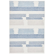 Tread Lightly Navy Machine Washable Rug Rugs Annie Selke   