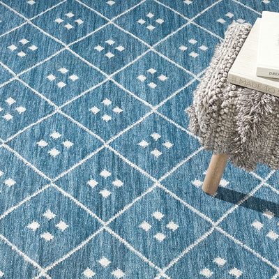 Kota Indigo Machine Washable Rug Rugs Annie Selke   